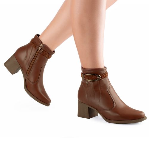Bota Mississipi de Cano Curto Marrom