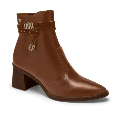 Bota Mississipi de Cano Curto Castanho