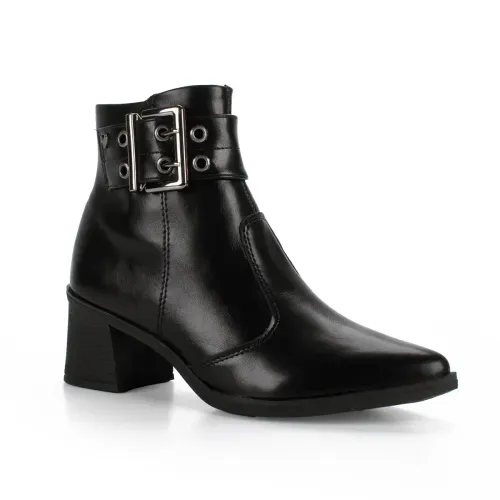 Bota Mississipi de Cano Curto Preta