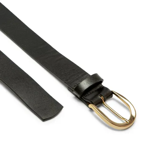 Cinto Dakota  de Couro Preto