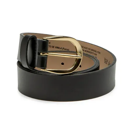 Cinto Dakota  de Couro Preto