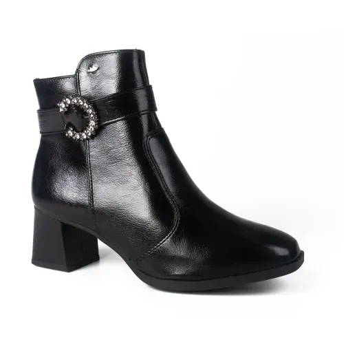 Bota Dakota de Cano Curto Preta