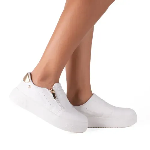 Tênis Kolosh Casual Flatform Branco