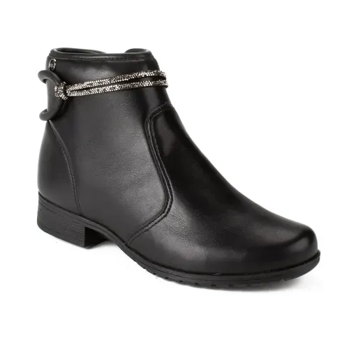 Bota Dakota de Cano Curto Preta