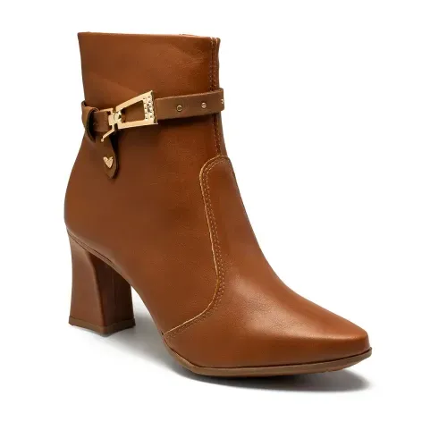 Bota Mississipi de Cano Curto Caramelo