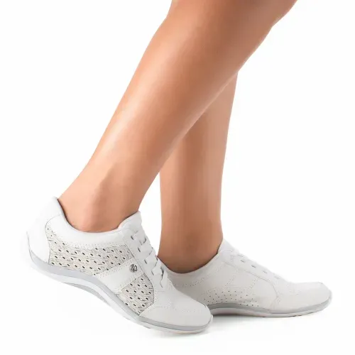 Tênis Kolosh Casual em Couro Branco