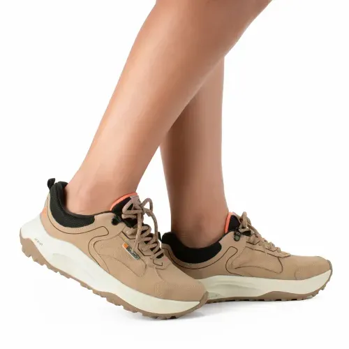 Tênis Kolosh Esportivo Feminino Trail Bege