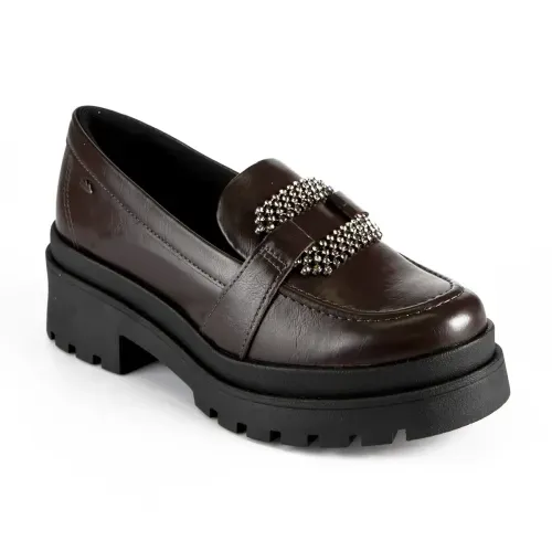 Sapato Dakota Loafer Tratorado Marrom