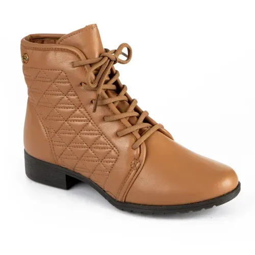 Bota Coturno Dakota Caramelo