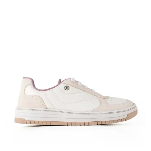 Tênis Kolosh Casual Branco e Bege