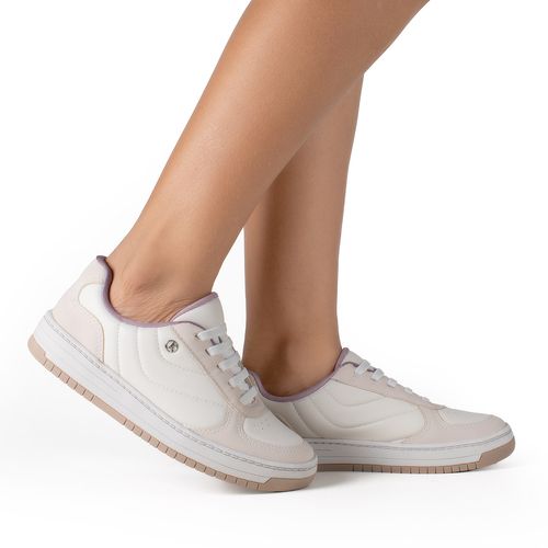 Tênis Kolosh Casual Branco e Bege