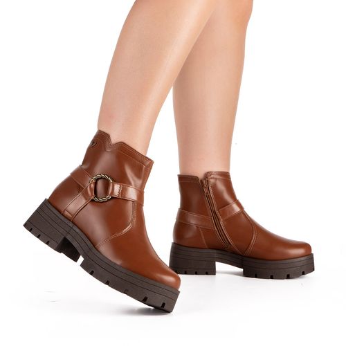 Bota Mississipi de Cano Curto Castanho