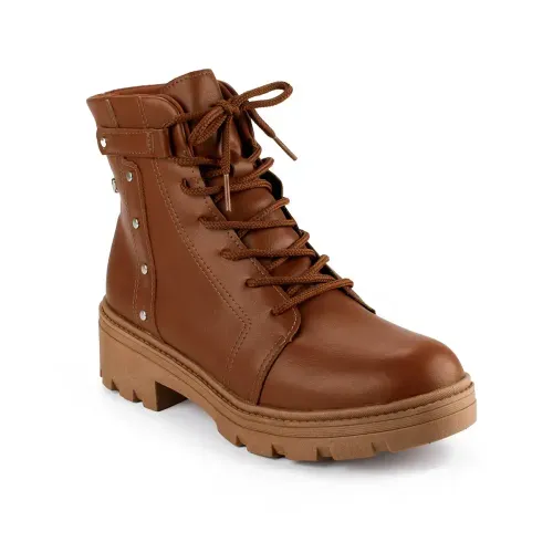 Bota Coturno Mississipi Tratorada Caramelo