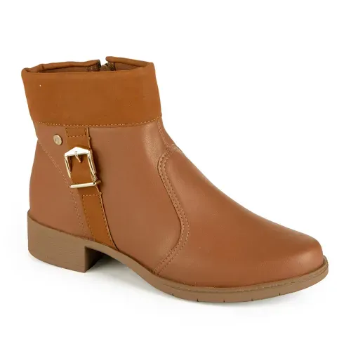 Bota Campesí de Cano Curto Caramelo