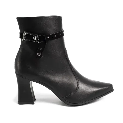 Bota Mississipi de Cano Curto Preta