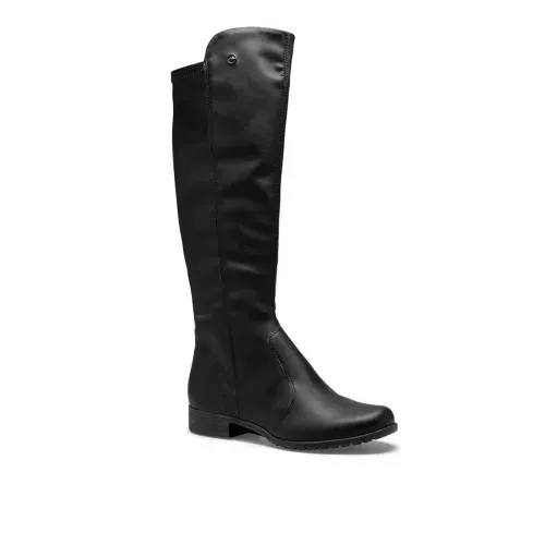 Bota Dakota de Cano Longo Preta