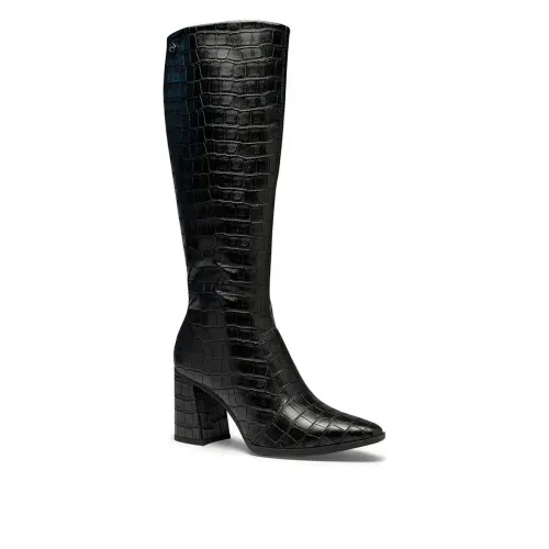 Bota Dakota de Cano Longo Preta