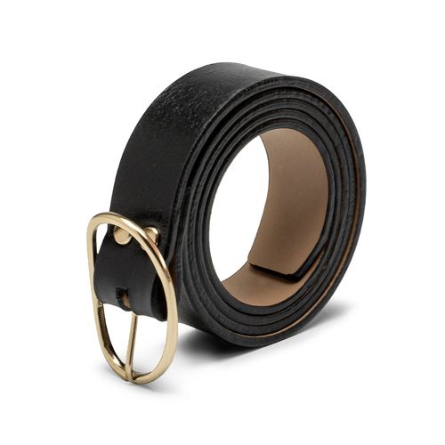 Cinto Dakota  de Couro Preto