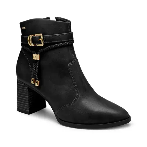 Bota Dakota de Cano Curto Preta