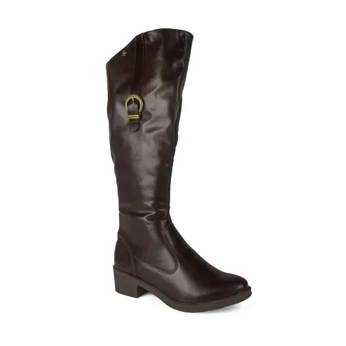 Bota Dakota de Cano Longo Marrom