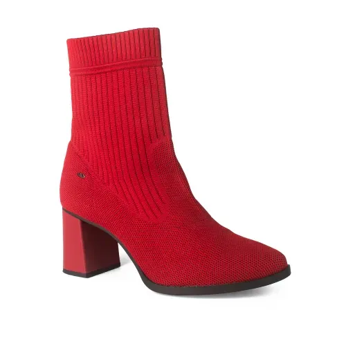 Bota Dakota de Cano Curto Vermelha