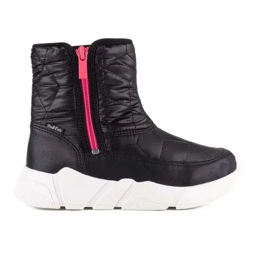 Tênis Pink Cats Infantil de Cano Alto Preto
