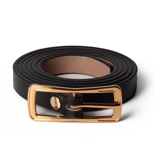 Cinto Dakota  de Couro Preto