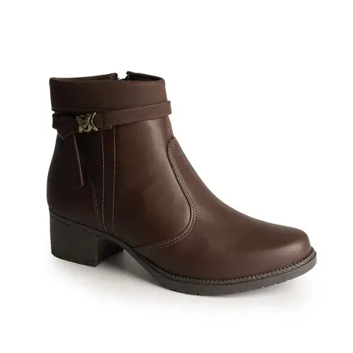 Bota Mississipi de Cano Curto Marrom