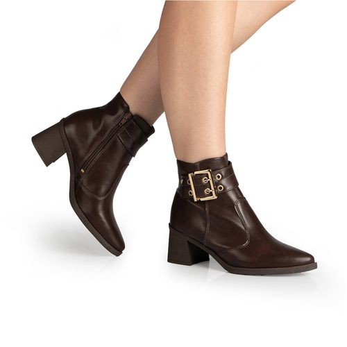 Bota Mississipi de Cano Curto Marrom