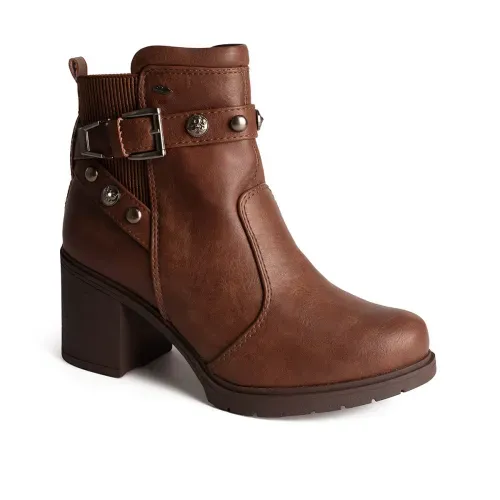 Bota Dakota de Cano Curto Marrom