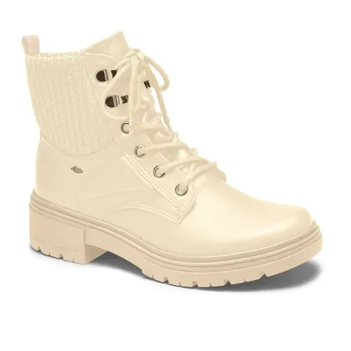 Bota Coturno Dakota Bege