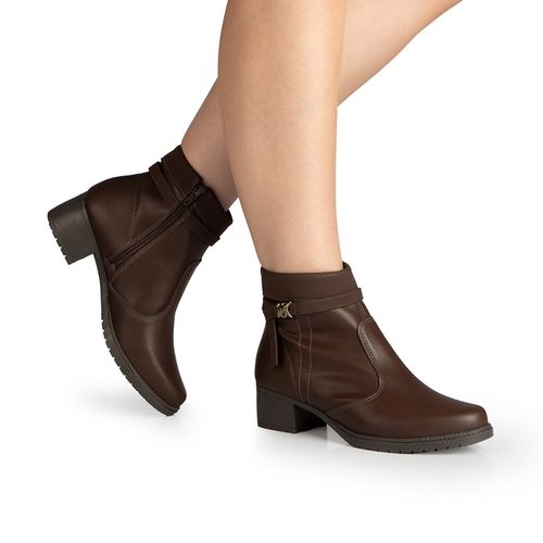 Bota Mississipi de Cano Curto Marrom