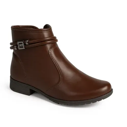 Bota Dakota de Cano Curto Marrom