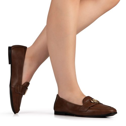 Sapato Dakota Loafer Marrom