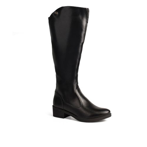Bota Dakota de Cano Longo Preta