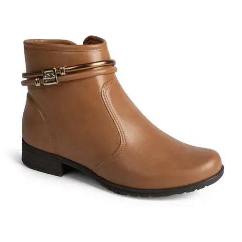 Bota Dakota de Cano Curto Caramelo