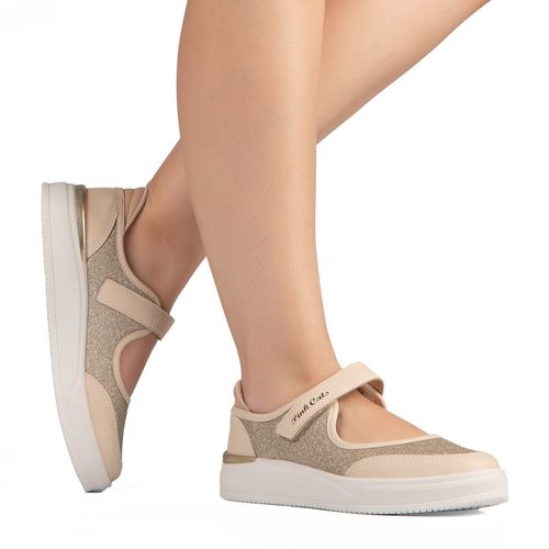 Tênis Pink Cats Infantil Bege