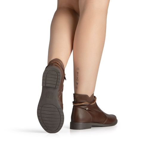 Bota Mississipi de Cano Curto Marrom