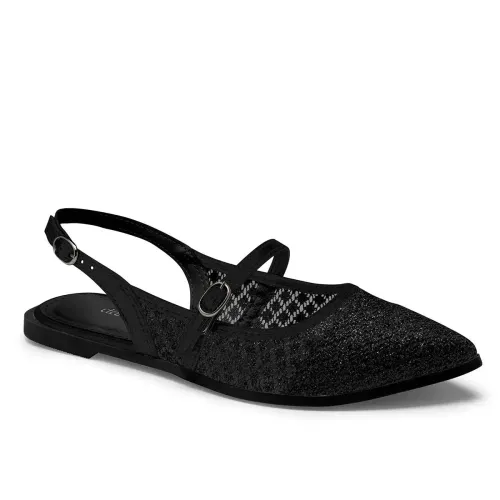Sapatilha Dakota Slingback Preta