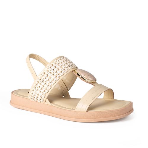 Sandália Dakota Flatform Bege