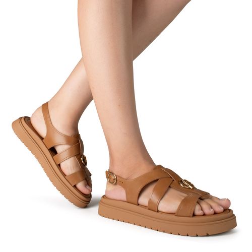 Sandália Dakota Flatform Caramelo