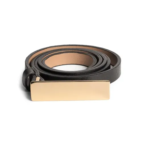 Cinto Dakota em Couro Preto