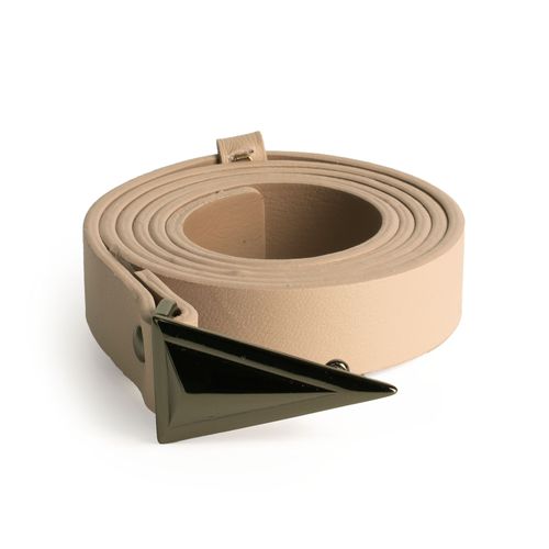 Cinto Dakota em Couro Bege