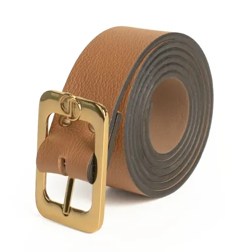 Cinto Dakota em Couro Caramelo