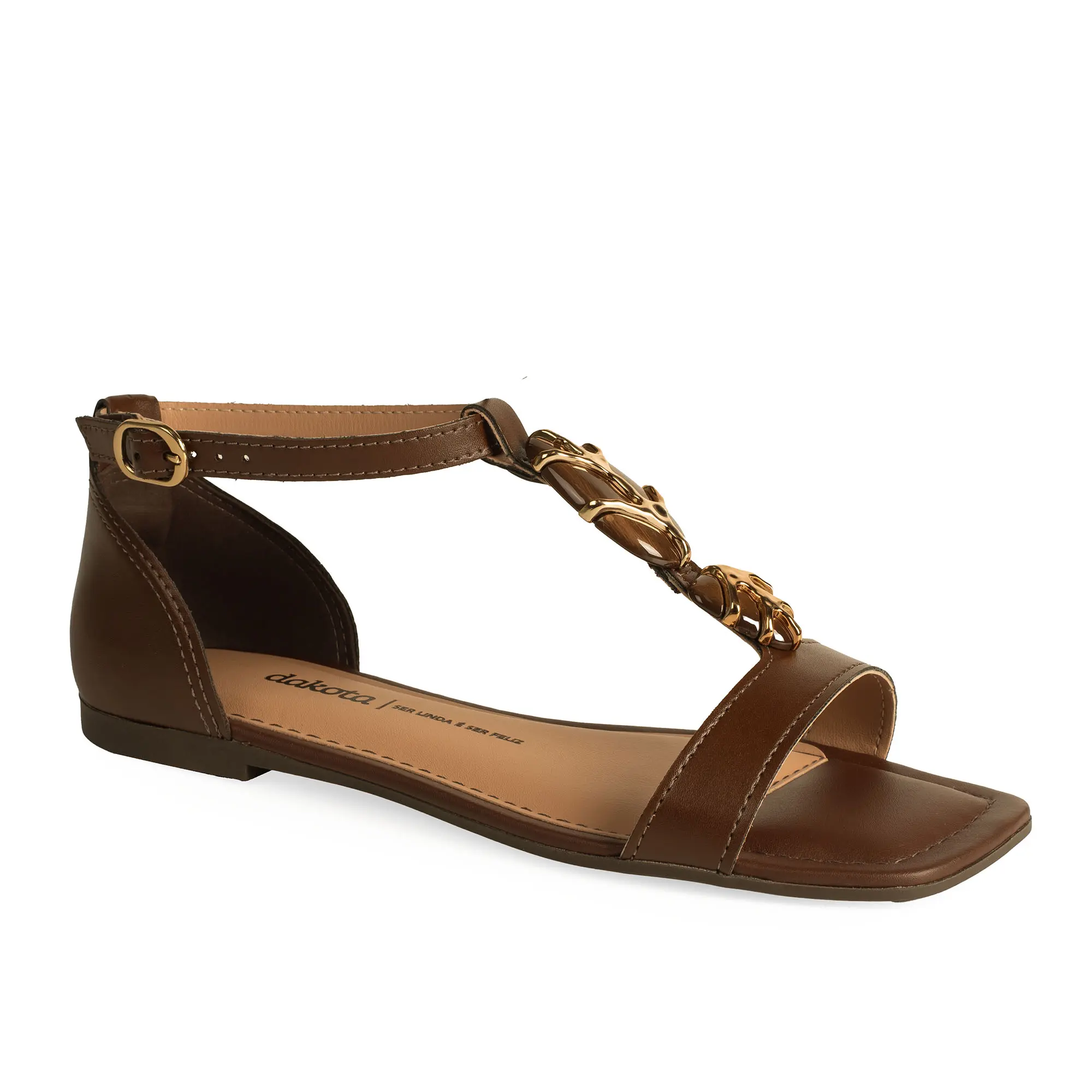 Sandália Dakota Rasteira Marrom: Essencial para o Verão