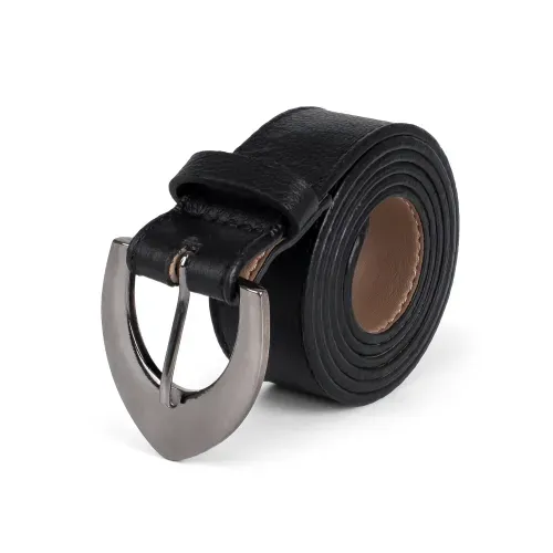 Cinto Dakota em Couro Preto