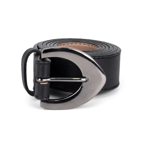 Cinto Dakota em Couro Preto