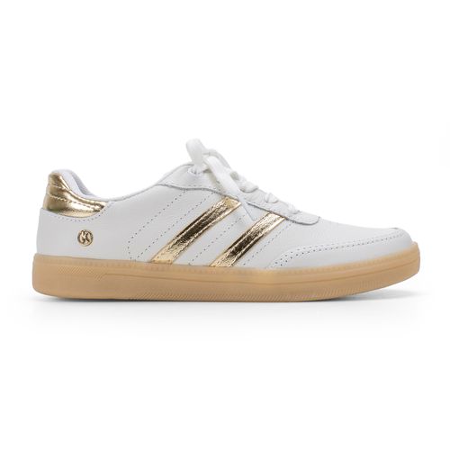 Tênis Kolosh Casual de Couro Branco