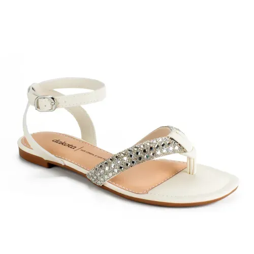 Sandália Dakota Rasteira Bege