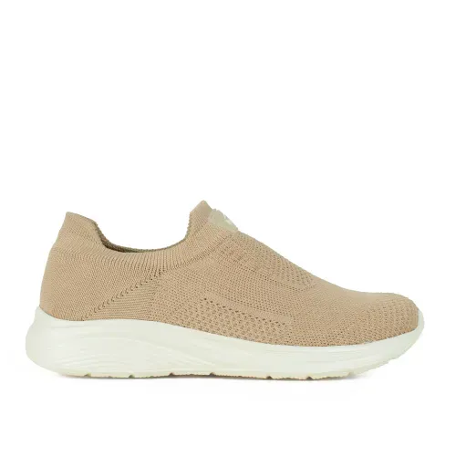 Tênis Kolosh Esportivo Slip On Bege